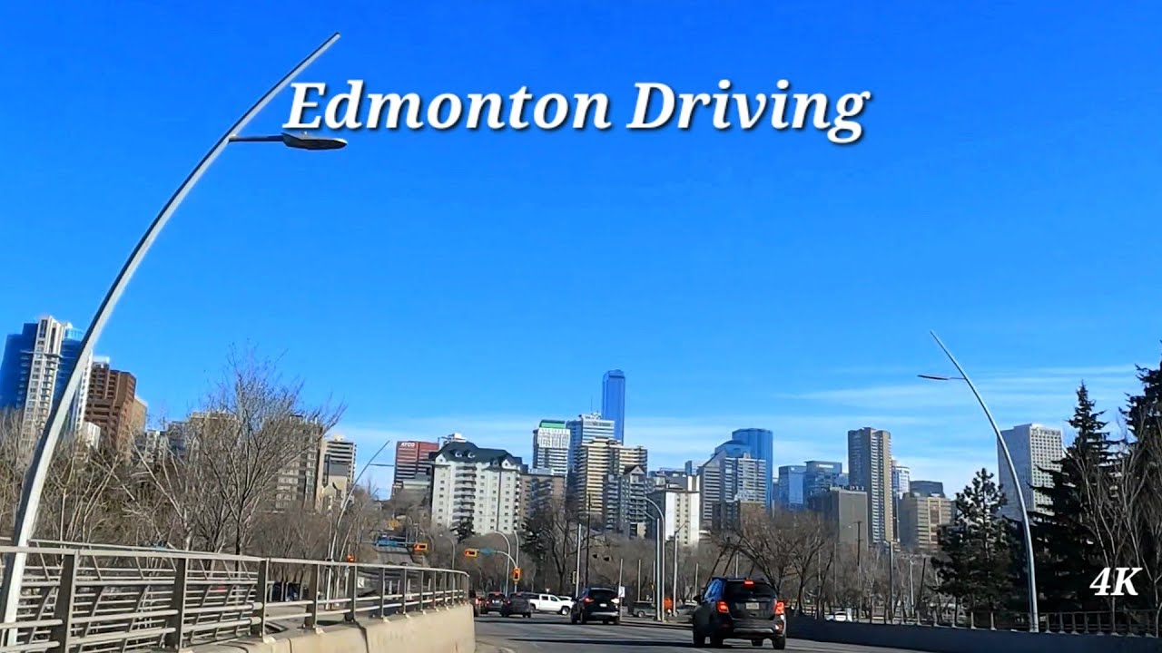 Morning Drive, Edmonton, Alberta, Canada - Spring Season - March 2024