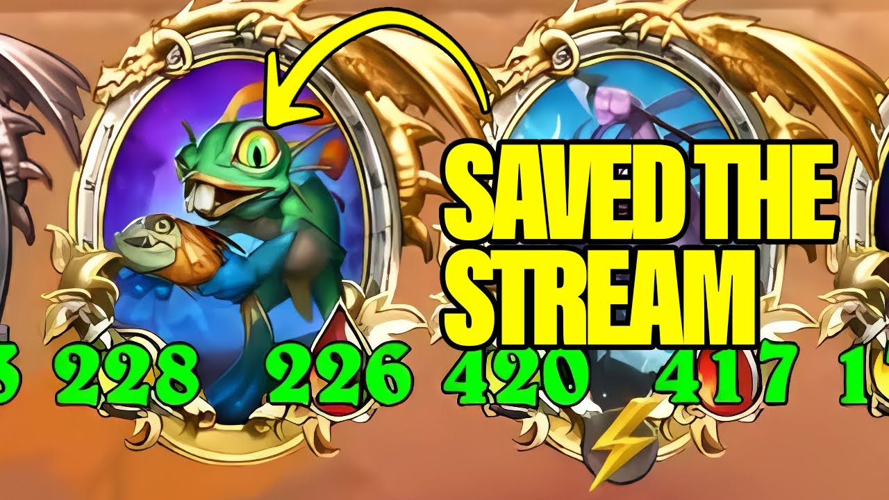 A Golden Murky Saves Both The Game AND The Stream | Dogdog Hearthstone Battlegrounds
