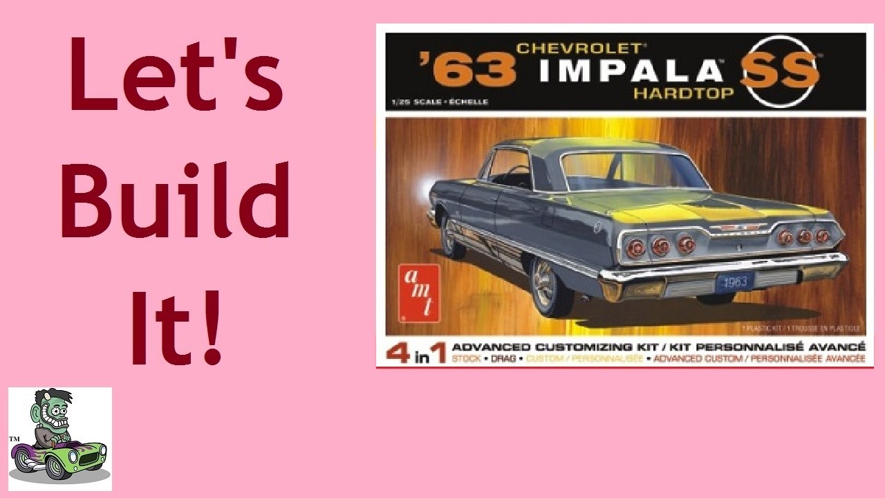 Let's Build It! - Building The AMT/ERTL 1963 Chevrolet Impala SS Plastic Model Kit