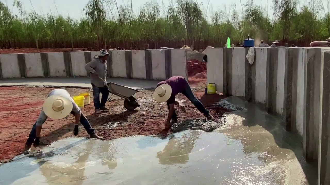COMO FAZER PISO DE RESERVATÓRIO DE ÃGUA 500 MIL  LITROS