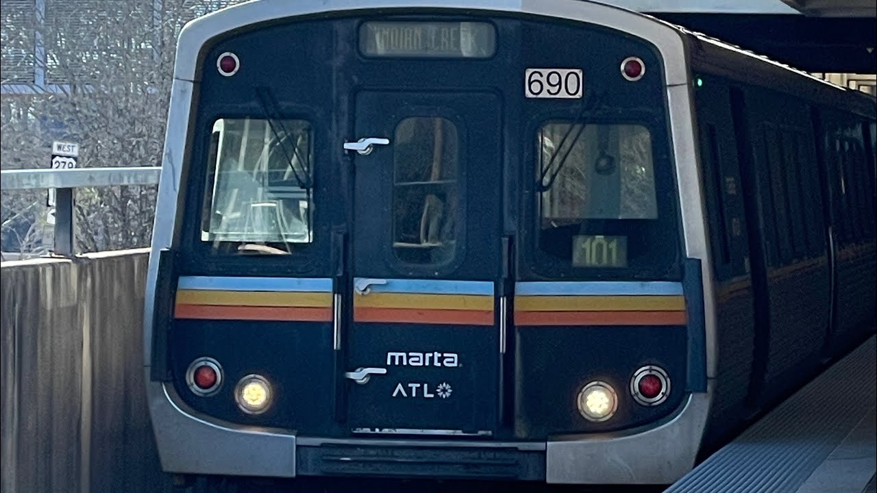 Monthly Marta Train Action Throughout The System - February  