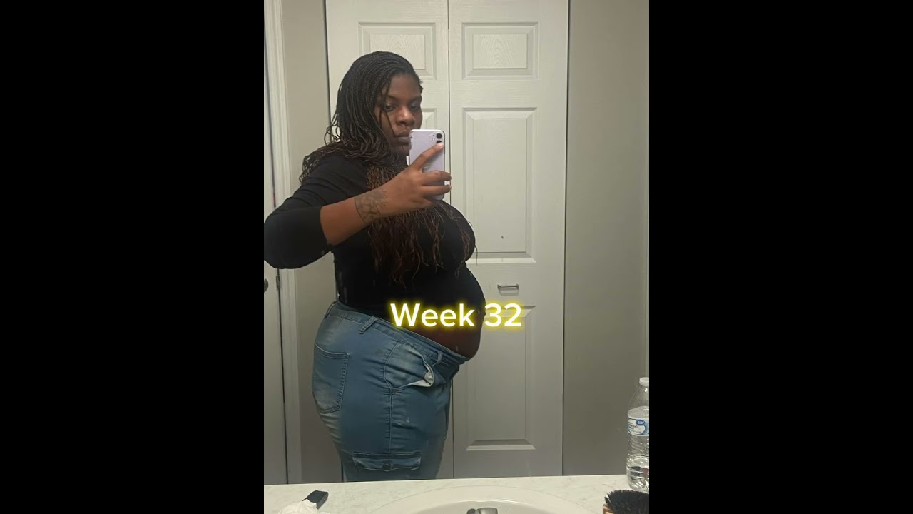 Pregnancy Transformation pt.2| Weeks 23-40 bumpdate
