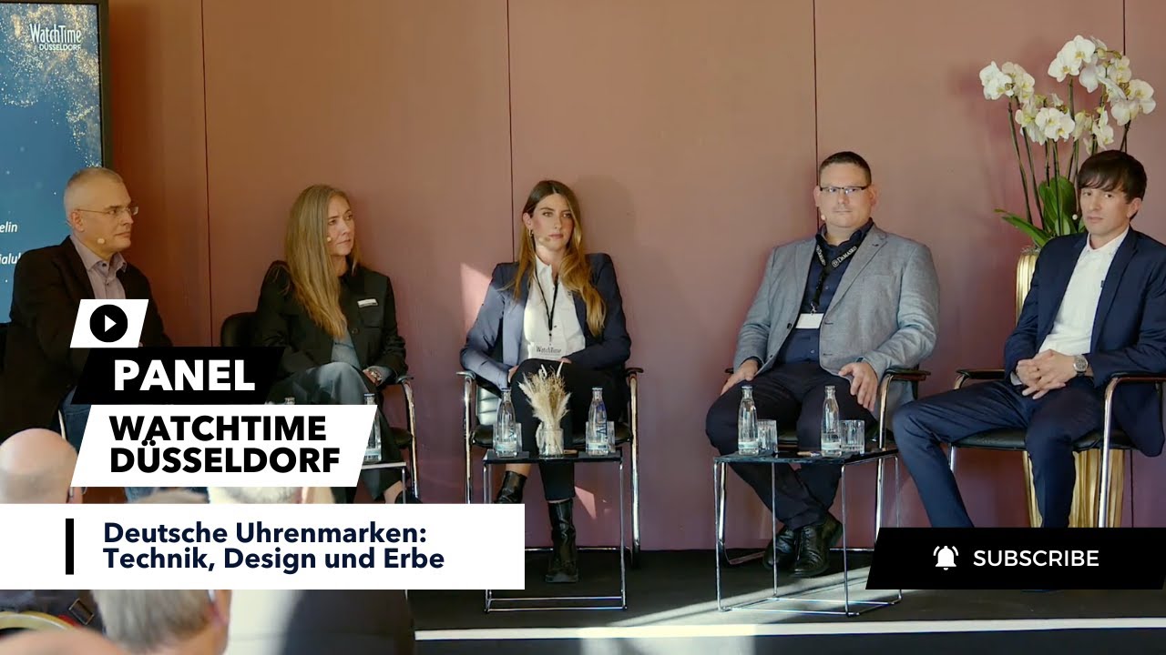 WatchTime Düsseldorf 2024 Panel-Talk: Deutsche Uhrenmarken: Technik, Design und Erbe