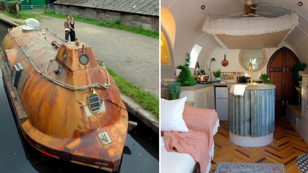 Check Out This Home Built Inside an Old Submarine Vessel!