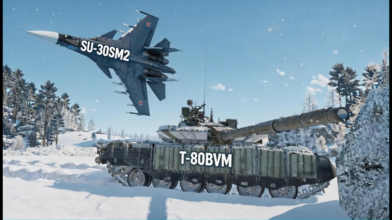 SU-30SM2 & T-80BVM combo Experience ...