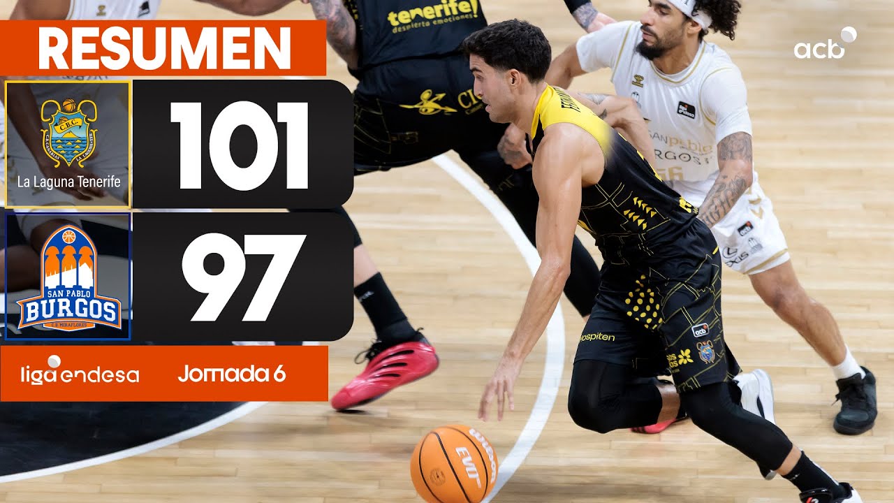 La Laguna Tenerife - Recoletas Salud San Pablo Burgos (101 - 97)&nbsp;RESUMEN | Liga Endesa 2025-26