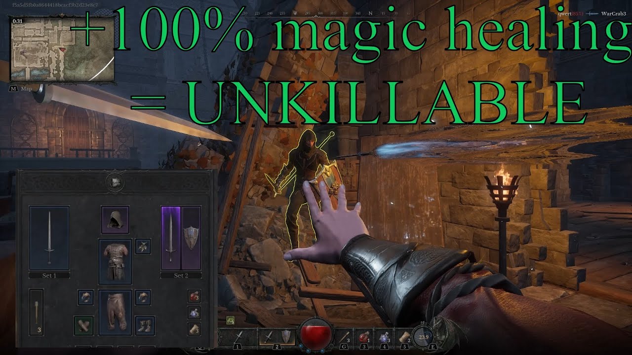 The Most Overpowered Swordmaster Build EVER - Dungeonborne