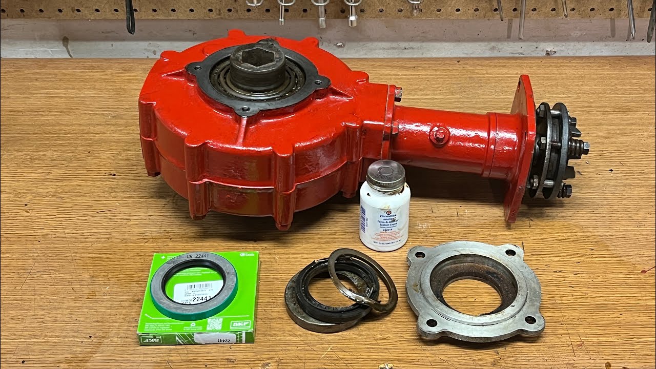 Replacing Oil Seals in a Gravely Rotary Plow Gear Box