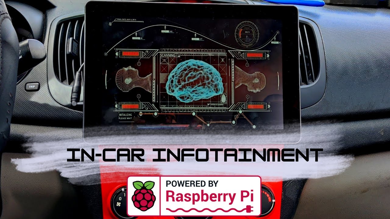 Raspberry Pi Car Stereo v2 - Full Touchscreen Navigation & Spotify