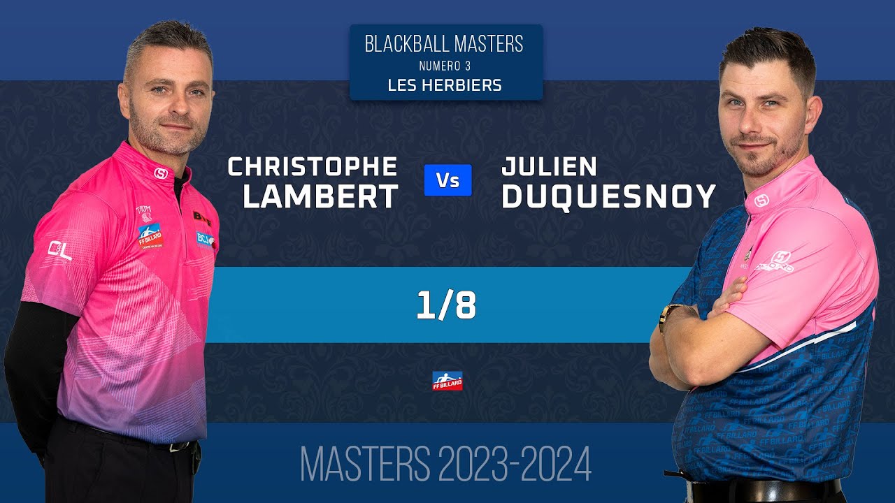 23/24 - HER - MASTERS N°3 - 1/8 - LAMBERT V DUQUESNOY