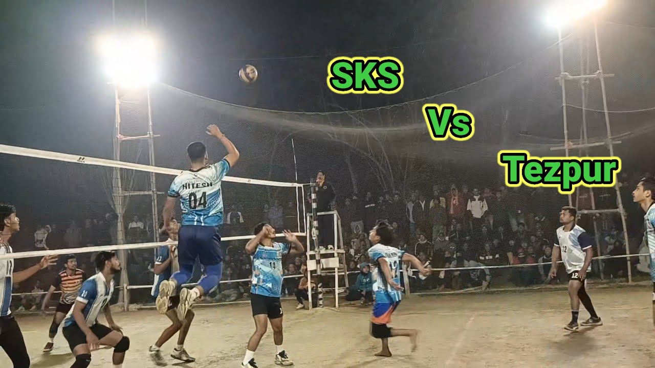 SKS Vs Tezpur #volleyball 
