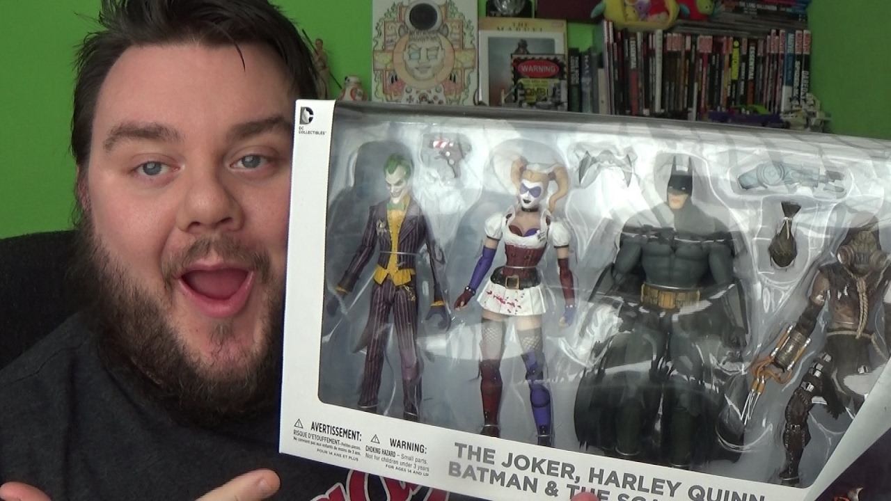 Обзор коллекционных фигурок DC Comics Arkham Asylum Joker Harley Batman Scarecrow из 4 штук