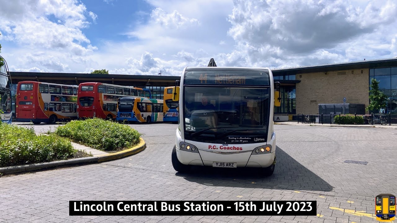 Buses at Lincoln Central (15/07/2023)