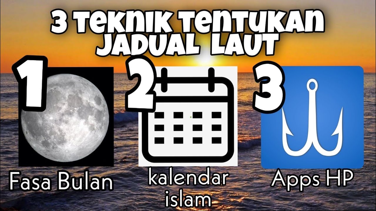 3 Cara Menentukan Jadual Laut Air Pasang Besar dan Air Mati | Fasa laut