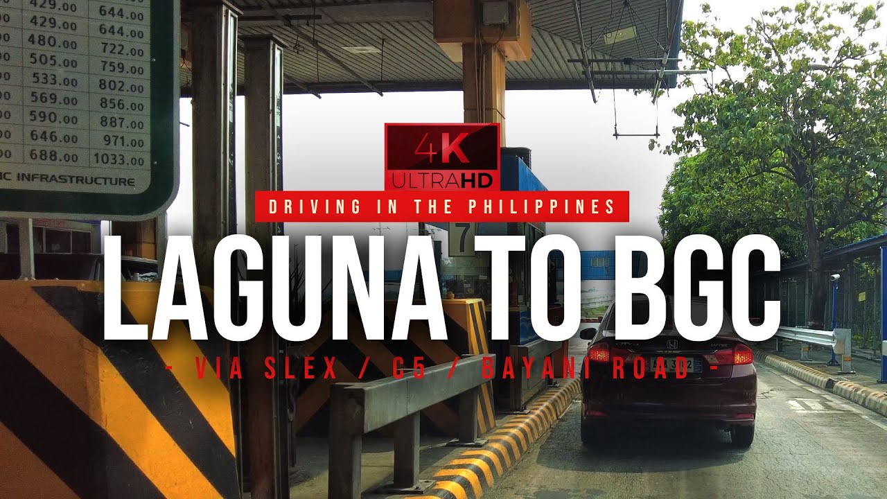 Driving from Laguna to BGC via SLEX, C5 and Bayani Road to avoid coding restrictions in Makati