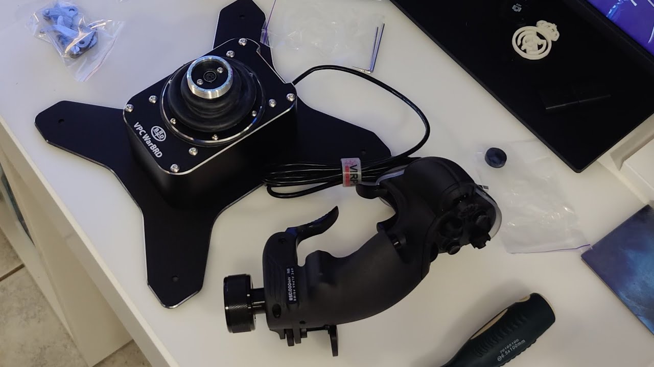 Virpil Constellation Alpha Prime + Warbrd desktop base UNBOXING