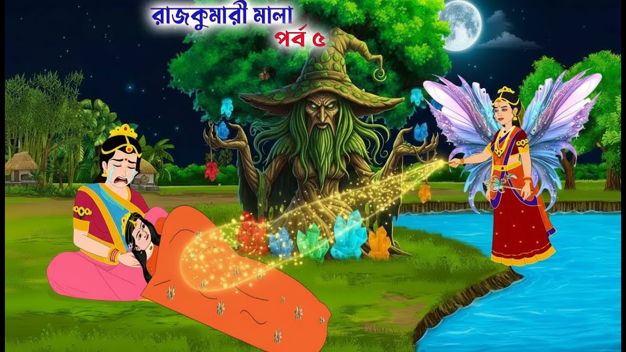রাজকুমারী মালা (পর্ব  ৫) |  Bengali Moral Stories Cartoon |  Thakumar Jhuli  | Rupkothar Golpo