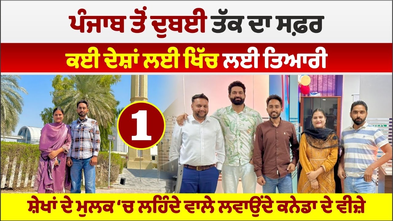 ਕਈ ਦੇਸ਼ਾਂ ਲਈ ਖਿੱਚ ਲਈ ਤਿਆਰੀ । Punjab to Dubai । Amrik Manpreet । Walk With Turna । Nasir Dhillon