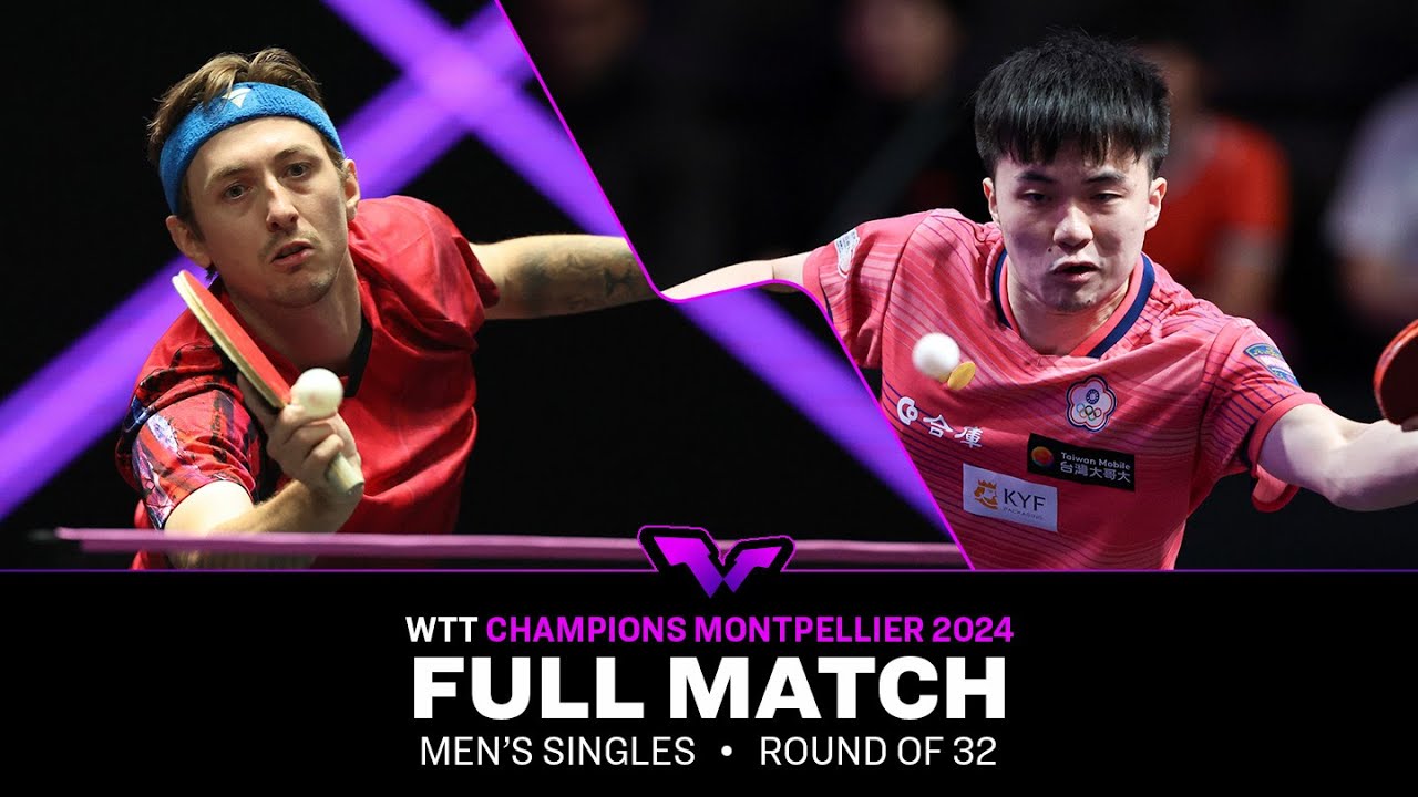 FULL MATCH | Liam Pitchford vs Lin Yun-Ju | MS R32 | #WTTMontpellier 2024
