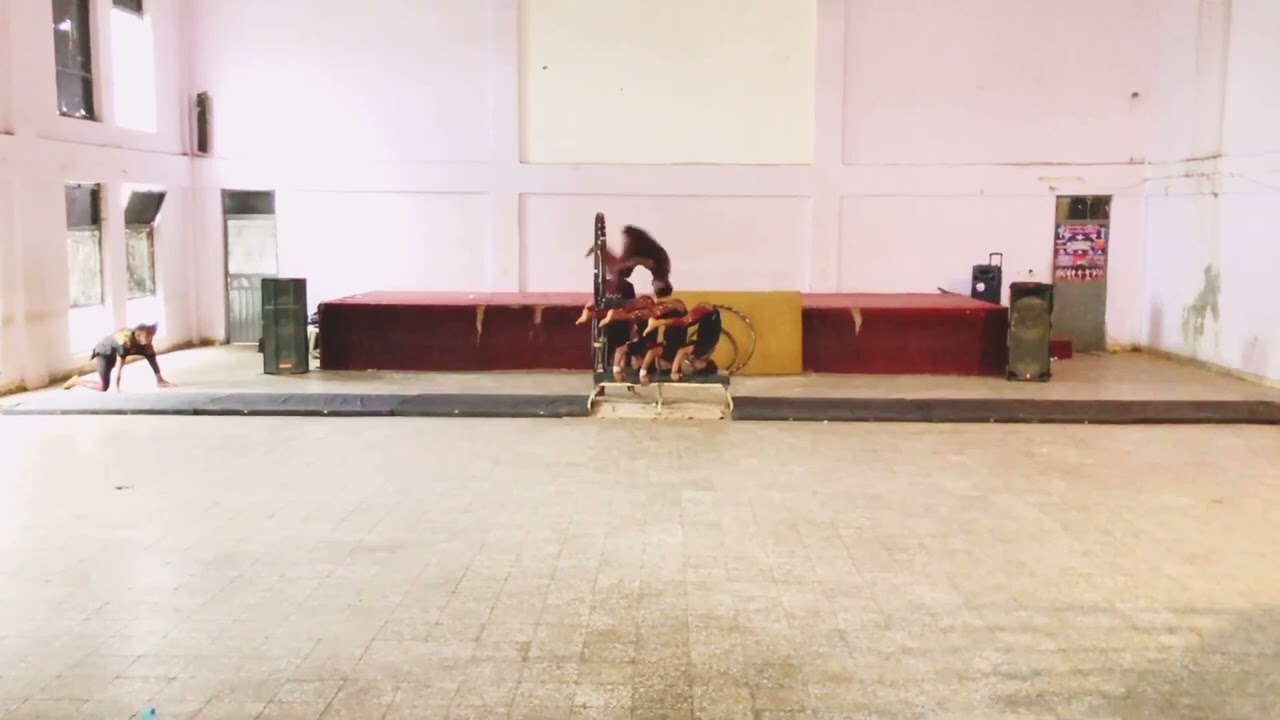troupe ethio lions hoop diving act