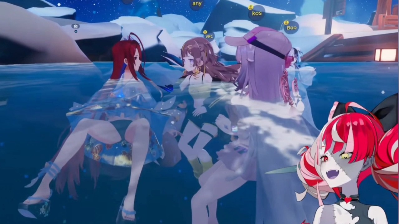 HoloEN & ID Yabai Hot Springs Episode (mostly Ollie)