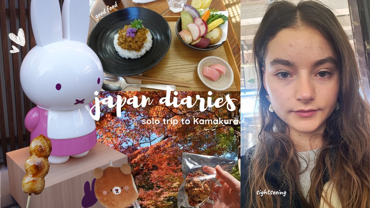 solo trip to Kamakura 🚎🍂 | #5 japan diaries | good food, studying in japan, solo travel vlog