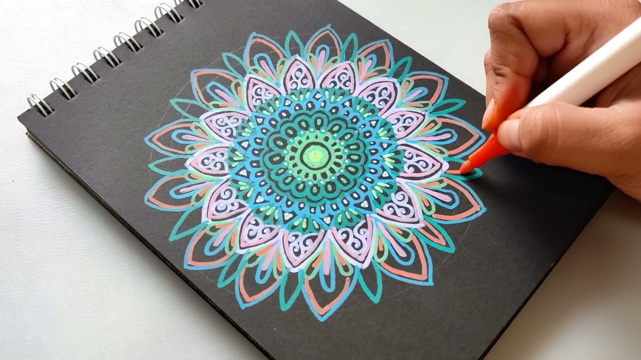 Mandala Art | Mandala Patterns | Zentangle Art | Zen Doodle | How to draw beautiful Mandala Art