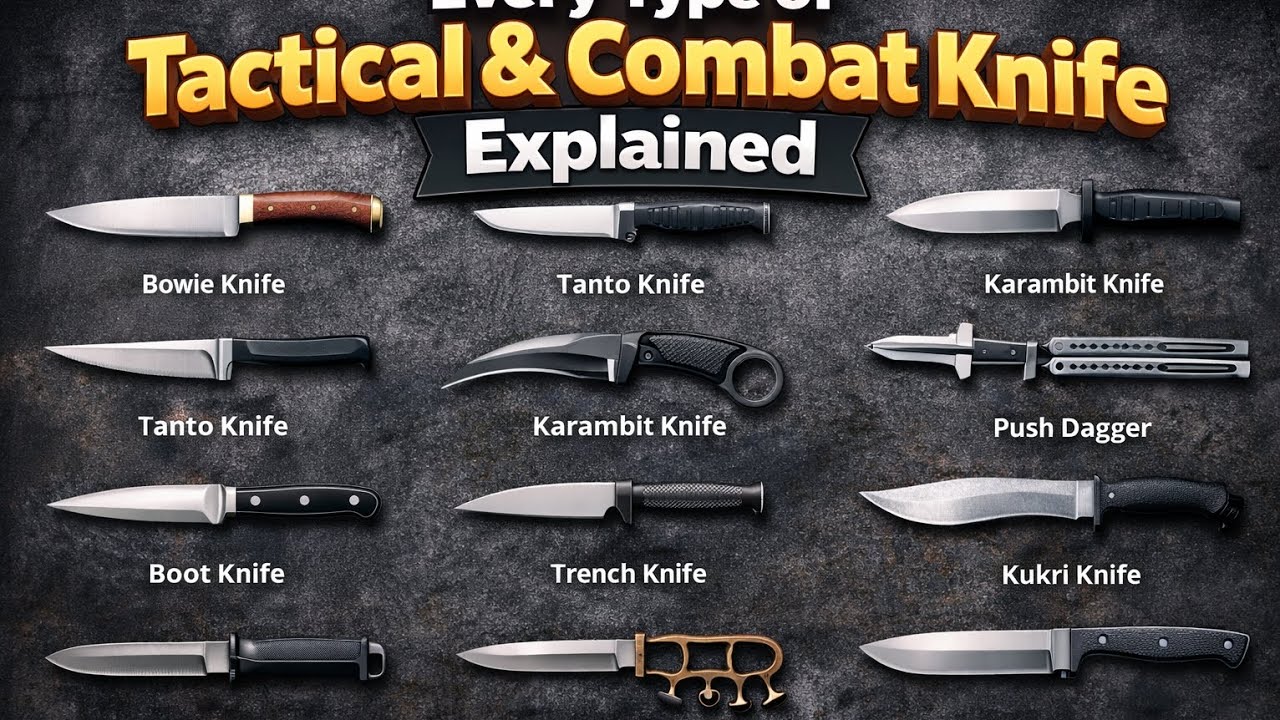 Every Type of Combat Knife Explained 