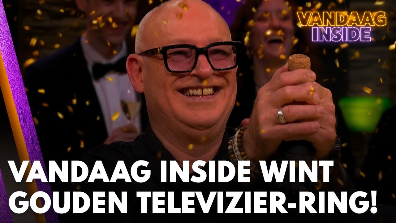 TV-GESCHIEDENIS: Vandaag Inside wint voor de tweede keer de Gouden Televizier Ring!
