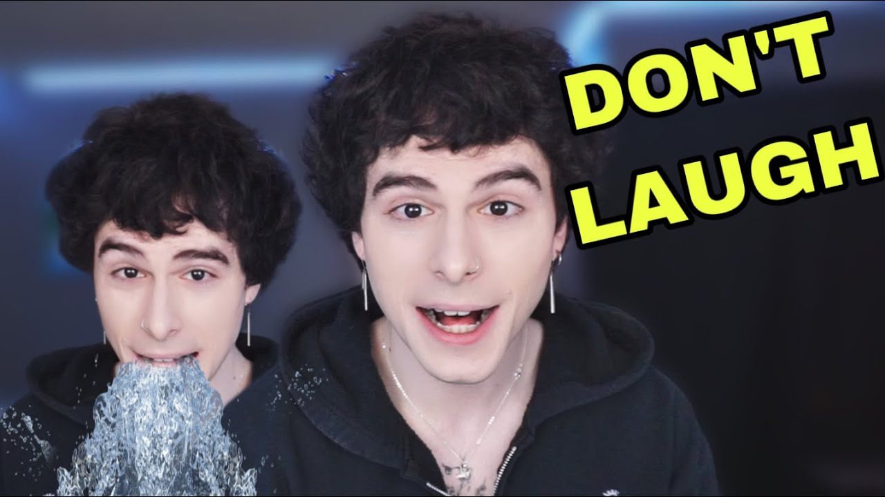 Try not to laugh... or spit