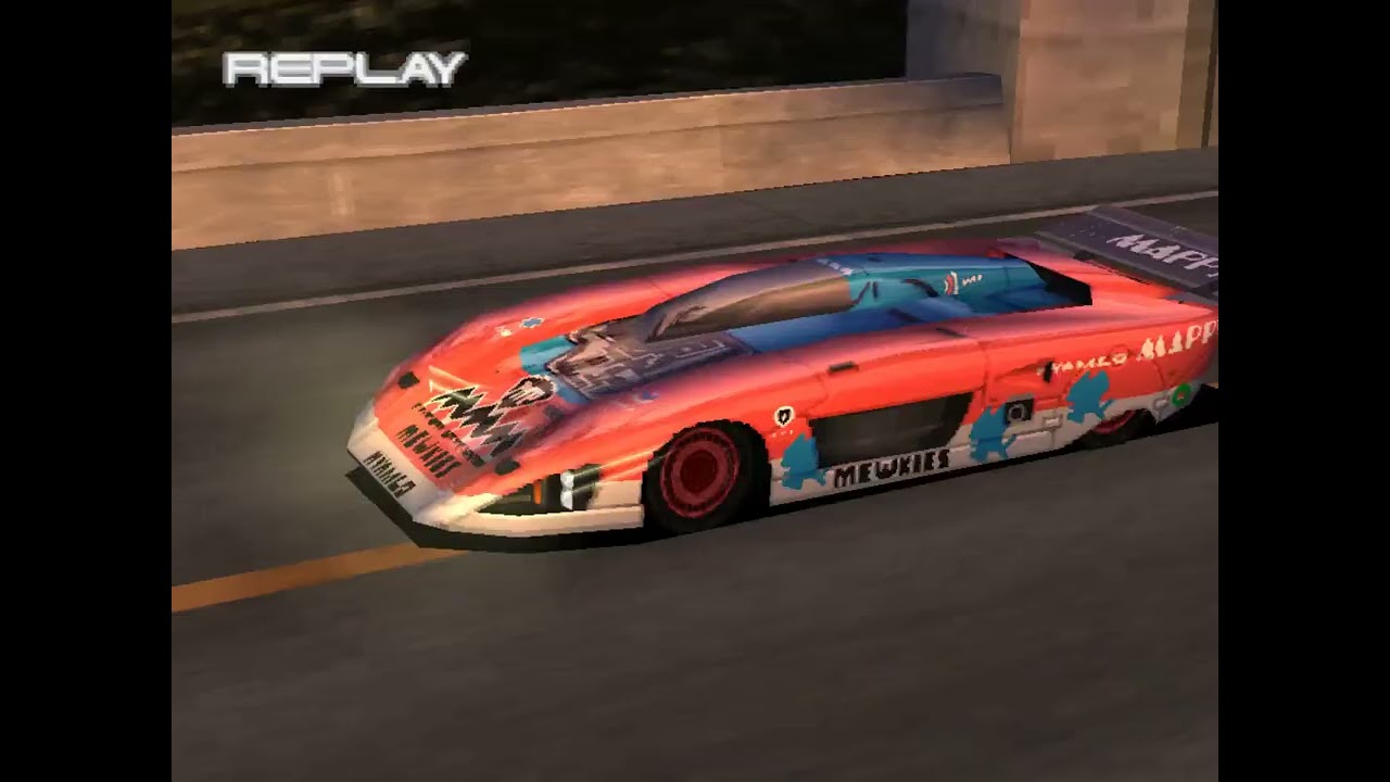 R4: Ridge Racer Type 4 (PS1) - Time Attack - All Reverse Tracks - MMM Terrific/DRT Squalo Records