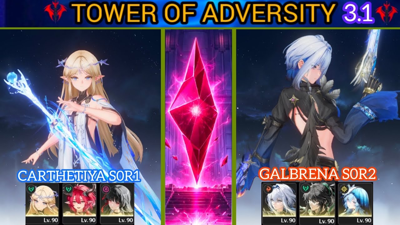[TOA 3.1] S0R1 Carthetiya/ S0R2 Galbrena-Tower of Adversity 3.1 New HazardTower Wuthering Waves