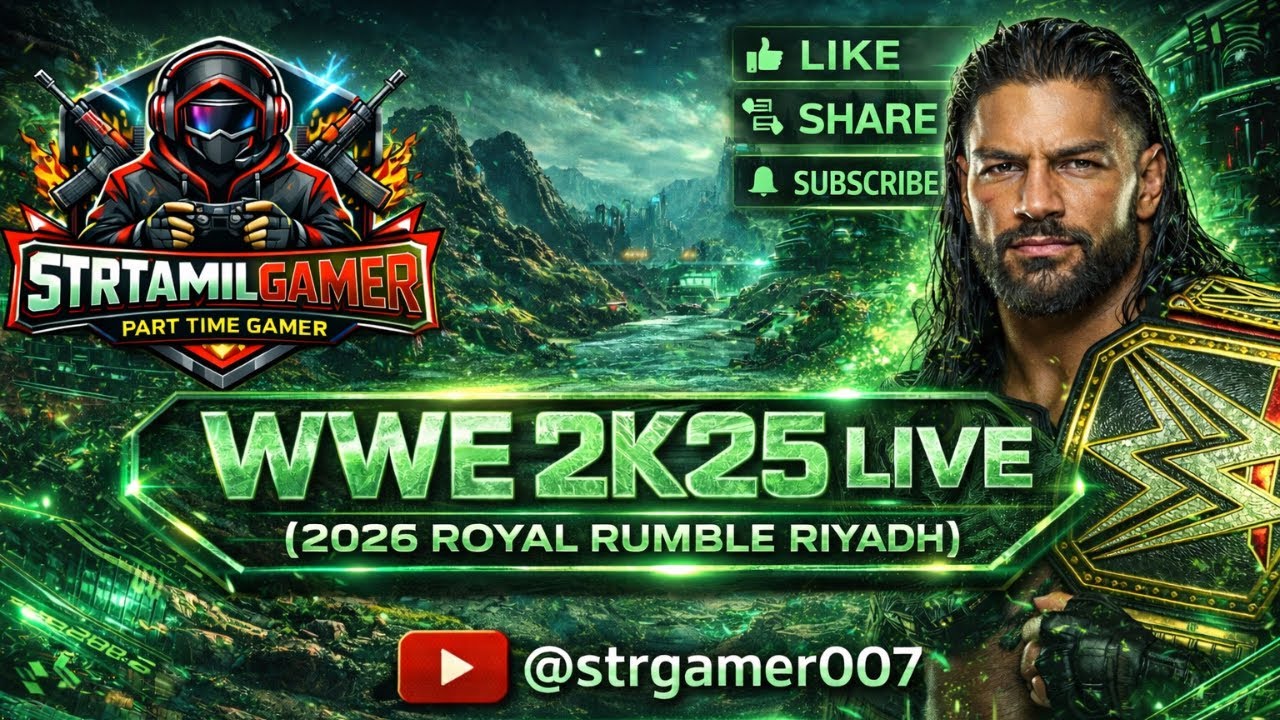 🔥 WWE 2K25 LIVE –2026 Royal Rumble | Riyadh🔥Enter the ring with Tribal Chief Roman Reigns | JOIN NOW
