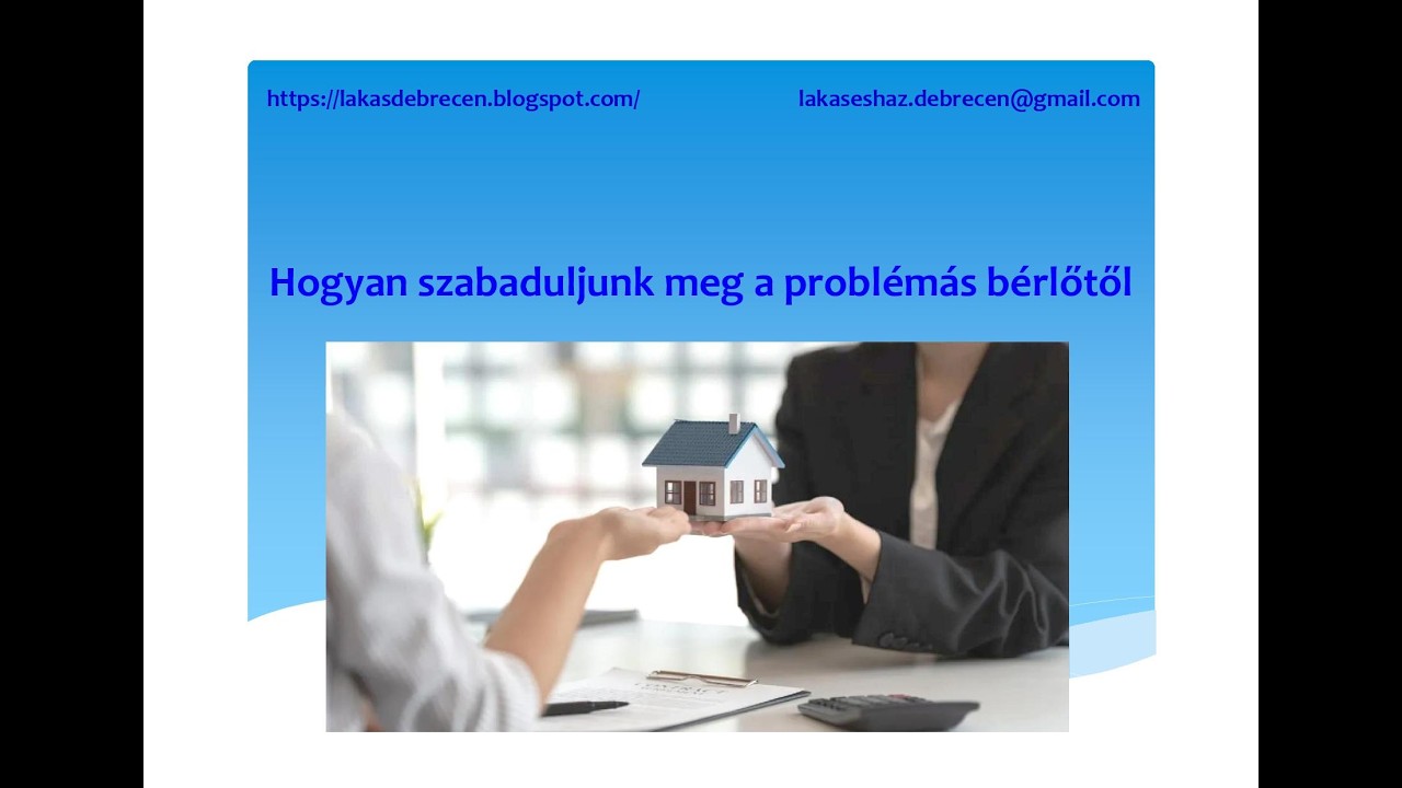 ✅ 🧑🏫 Hogyan szabaduljunk meg a problémás bérlőtől