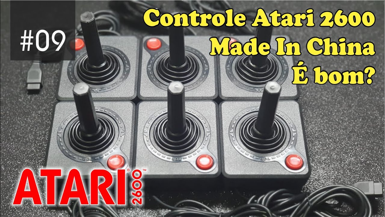 Unboxing #09 - Controle Atari 2600 Made In China: É Bom?