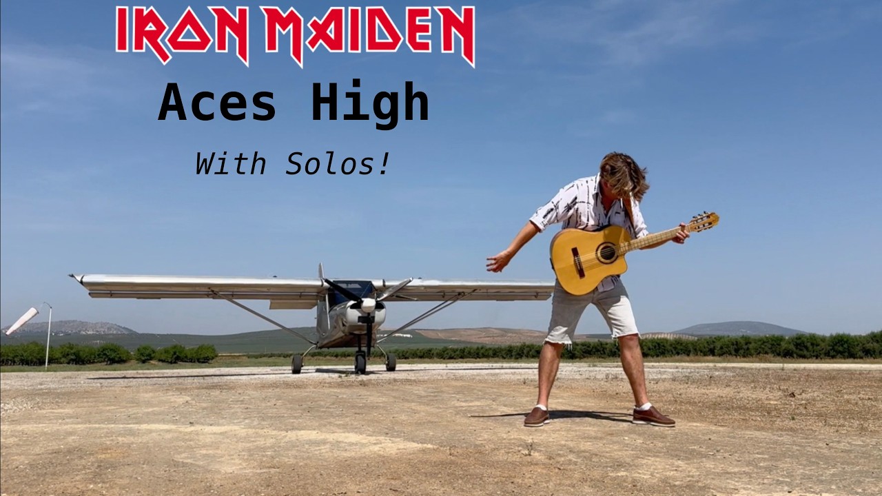 Iron Maiden - Aces High Acoustic | Guitar Cover by Thomas Zwijsen