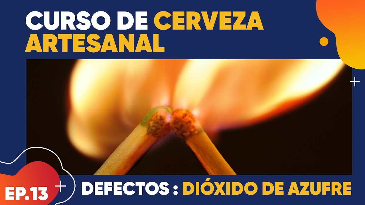 CURSO de DEFECTOS en la CERVEZA ARTESANAL : DIÓXIDO DE AZUFRE. Episodio 13.