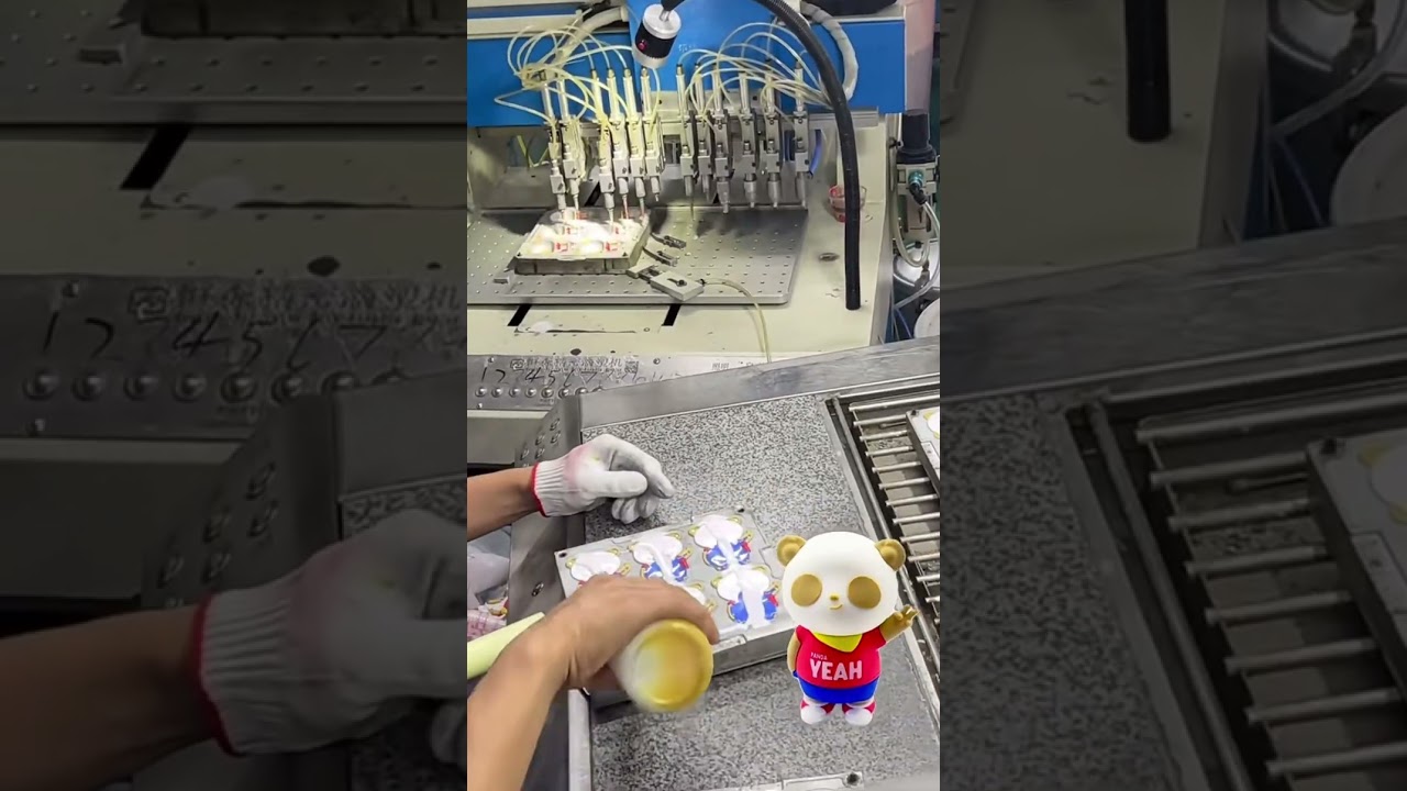 3D PVC doll/gift/keychain production. #dispensingmachine #drippingmachine #dispenser  #machinery