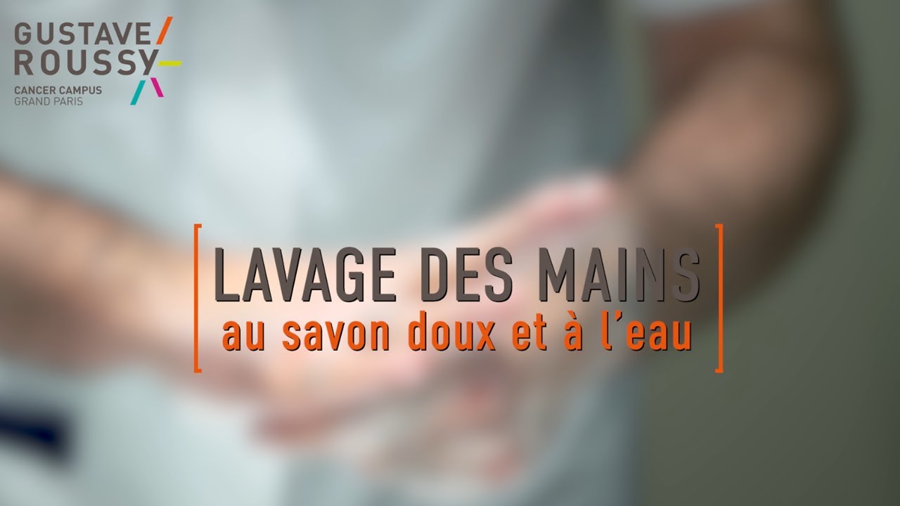 Lavage des mains au savon doux et &agrave; l&rsquo;eau