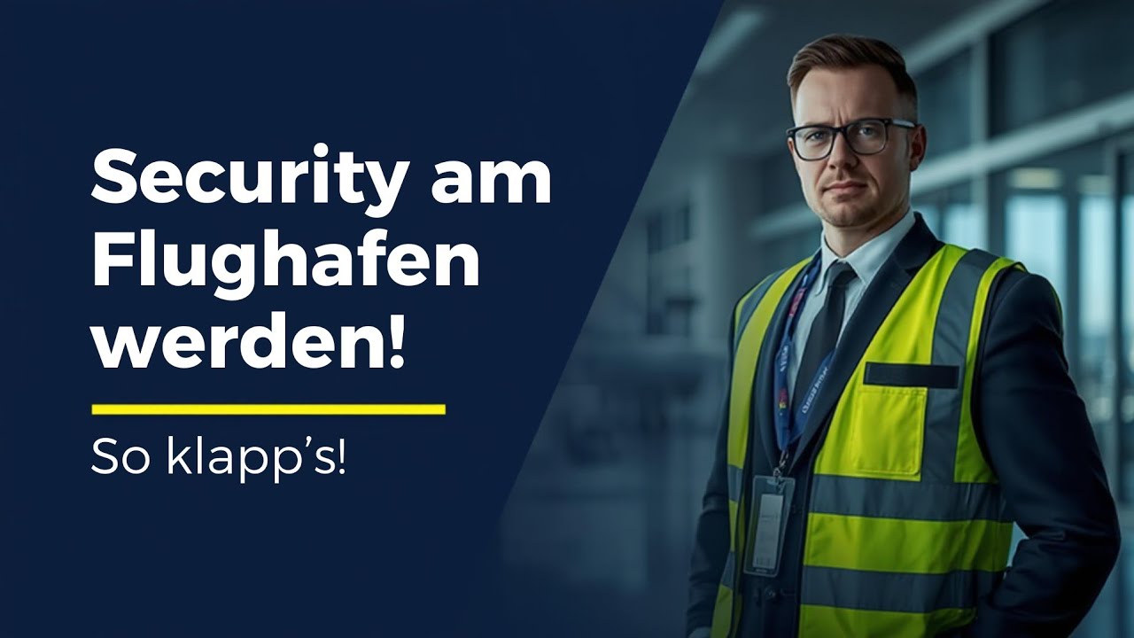 Security am Flughafen werden: So klappt's (34a Schein & Gehalt)