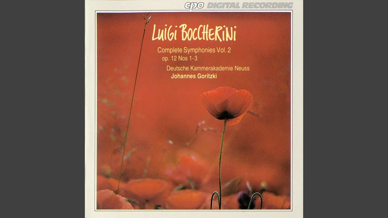 Symphony in D Major, Op. 12, No. 1, G. 503: III. Minue amoroso