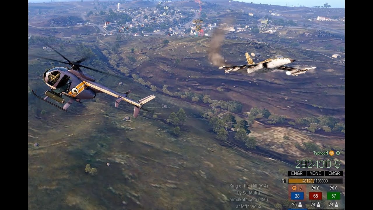 ArmA 3 KOTH Pawnee vs Jets