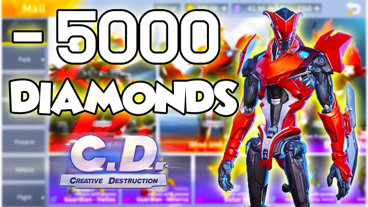 How to not spend 5000 Diamonds Creative Destruction