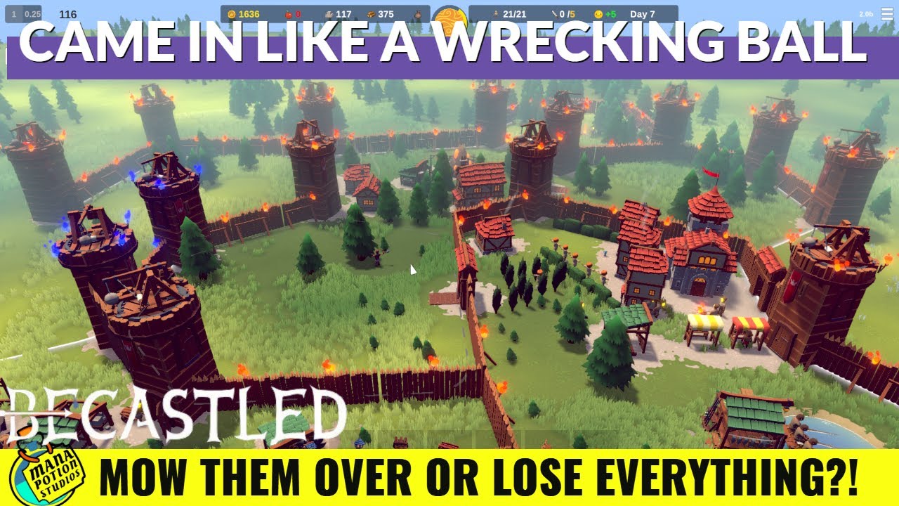 Becastle Demo 2.0 | Choking them is always the solution | Trebuchet ONLY Challenge | Finale