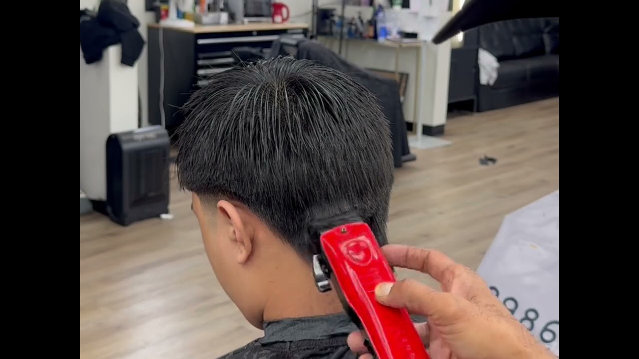 Low taper (pinoy traditional cutting technique)