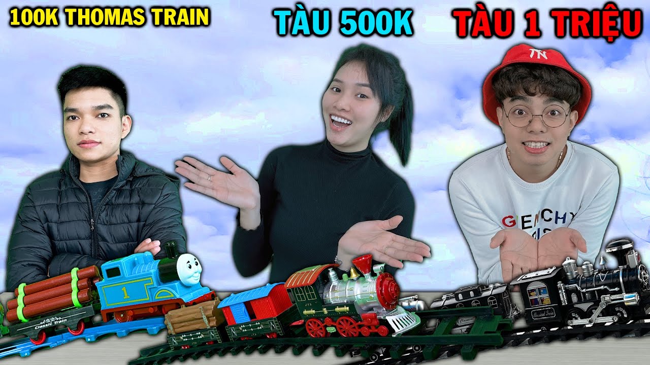 THẮNG TÊ TÊ VÀ CUỘC THI TÀU HỎA ĐI SĂN CON TÀU MA THOMAS TRAIN TÀU AI ĐẸP NHẤT