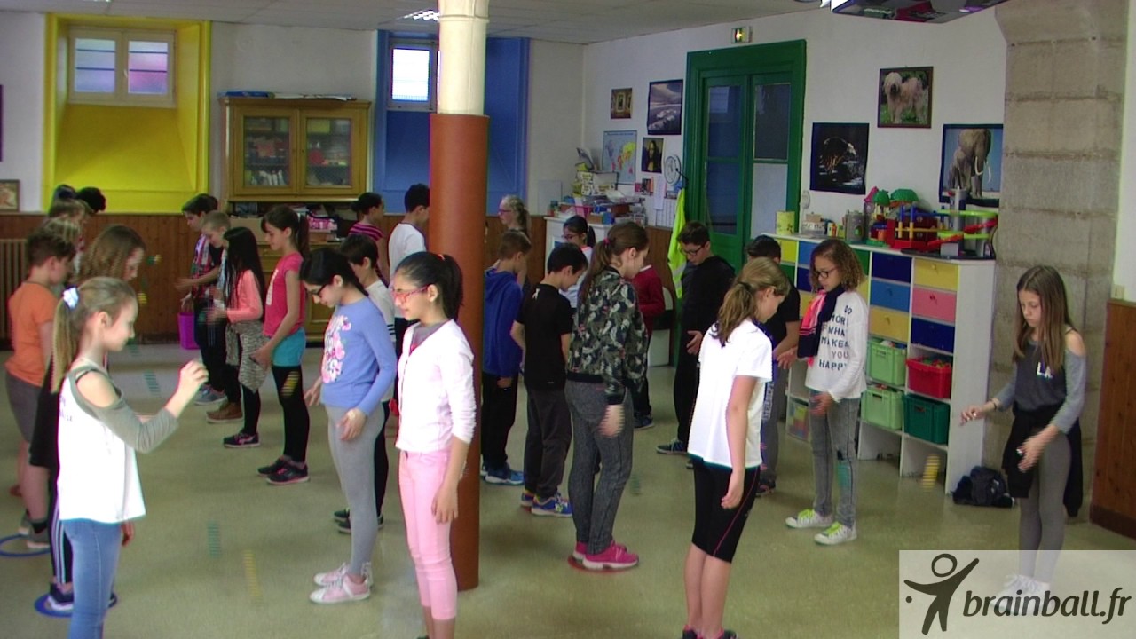 Atelier Brain Ball   Ecole Chambard   Rectangle 2 balles 2 personnes