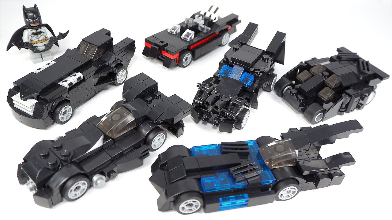 Lego Batman Mini Batmobile Batman Returns The Dark Knight Stop Motion Build Review Unofficial Lego