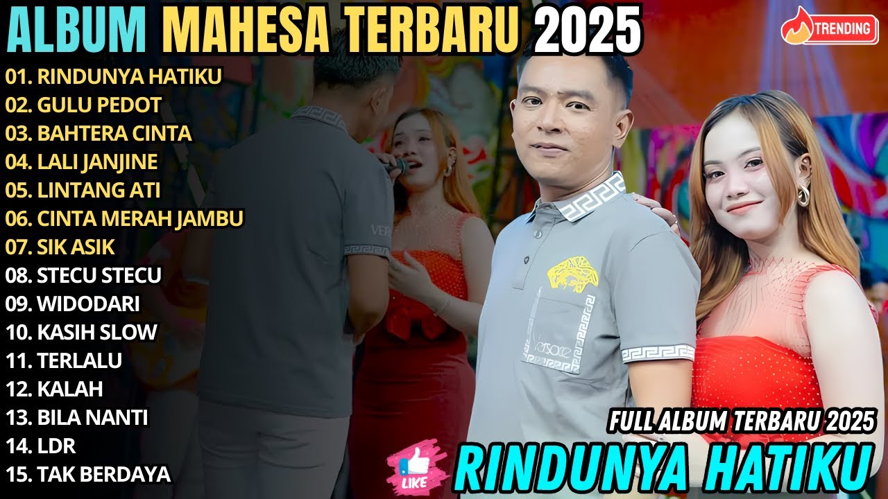 RINDUNYA HATIKU - GULU PEDOT || GERRY MAHESA FT AJENG FEBRIA || MAHESA MUSIC FULL ALBUM TERBARU 2025