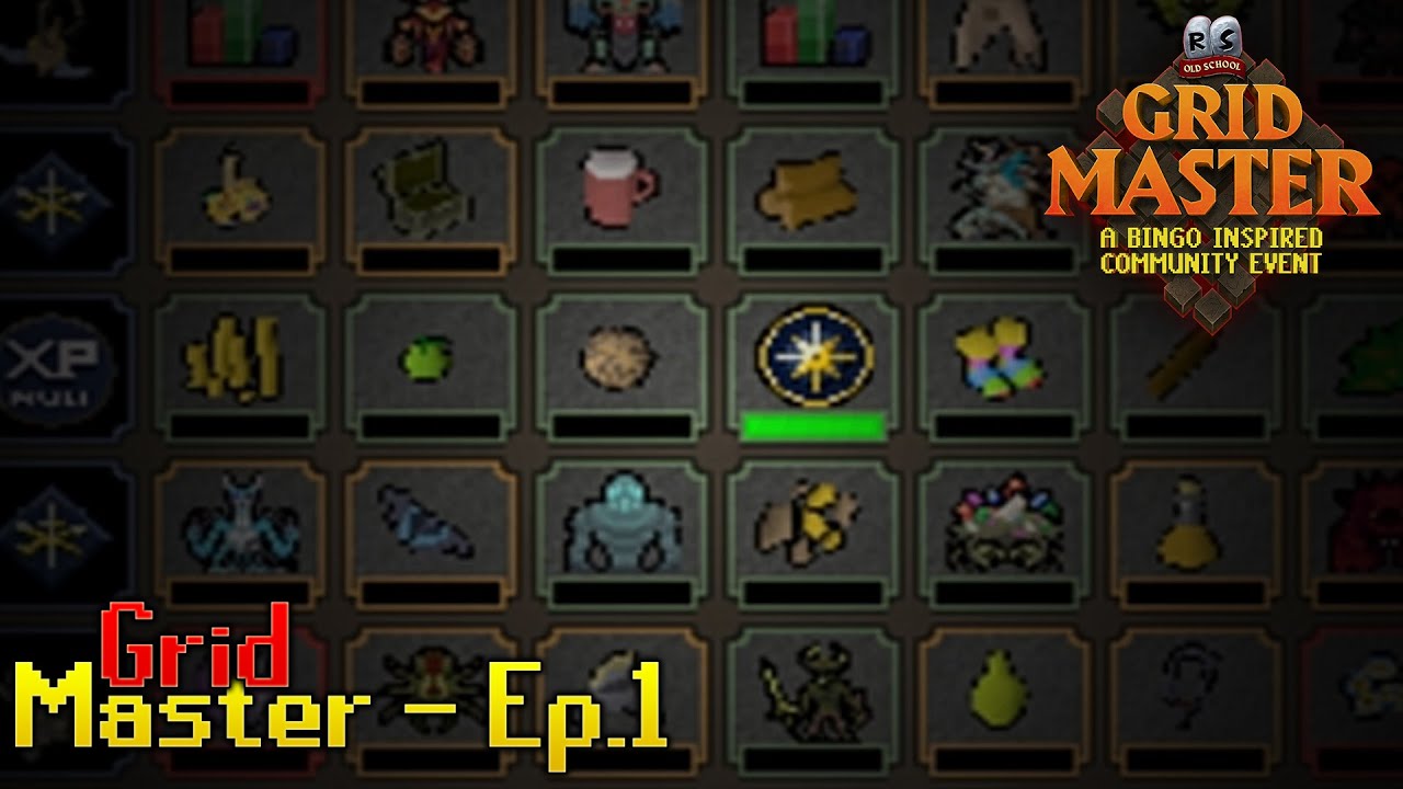 Easy Tiers Comeplete! - OSRS Grid Master - Ep.1
